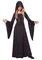 California Costumes Girl's Deluxe Black Hooded Robe Costume, Medium (8-10)